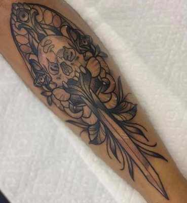 Painted Tiger Tattoo in Grove City, OH