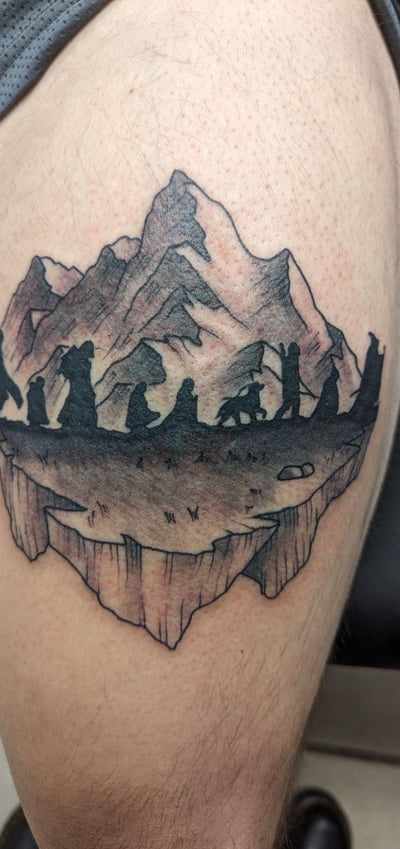 Oblivion tattoo in Niagara Falls, NY