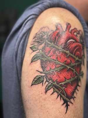 Bleeding Rose Tattoo in Orange Park, FL