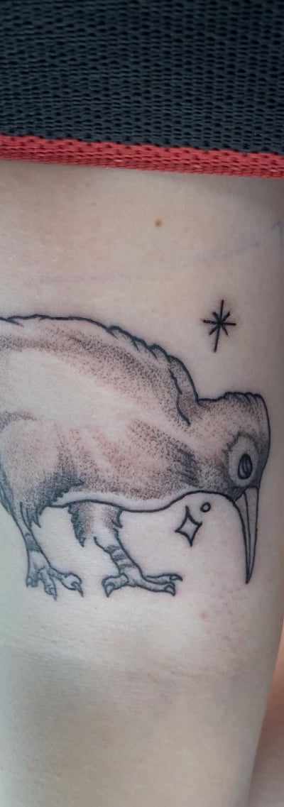 Red Dagger Tattoo in Pasadena, TX
