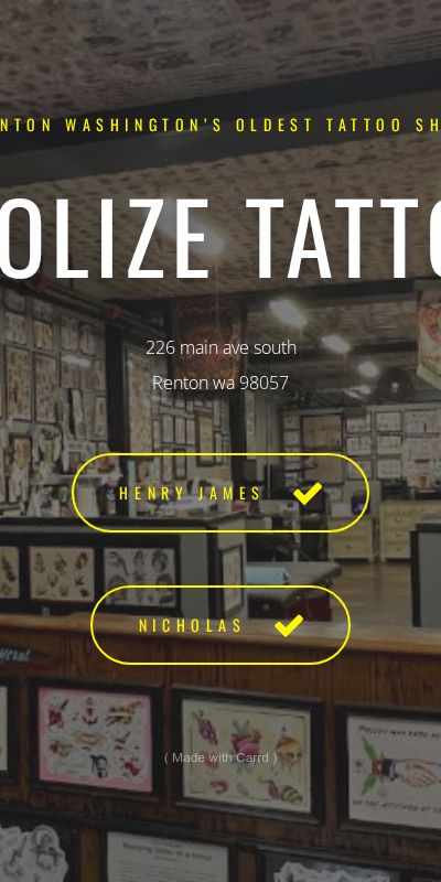 Idolize Tattoo in Renton, WA