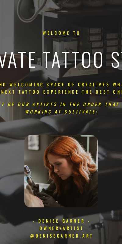 Cultivate Tattoo Studio in West Jordan, UT