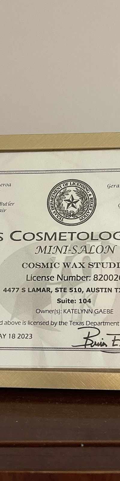 Cosmic Wax Studio in Austin, TX