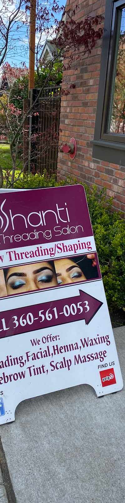 Eyebrow threading and waxing salon Seattle Shanti Threading Salon Ballard in Seattle, WA